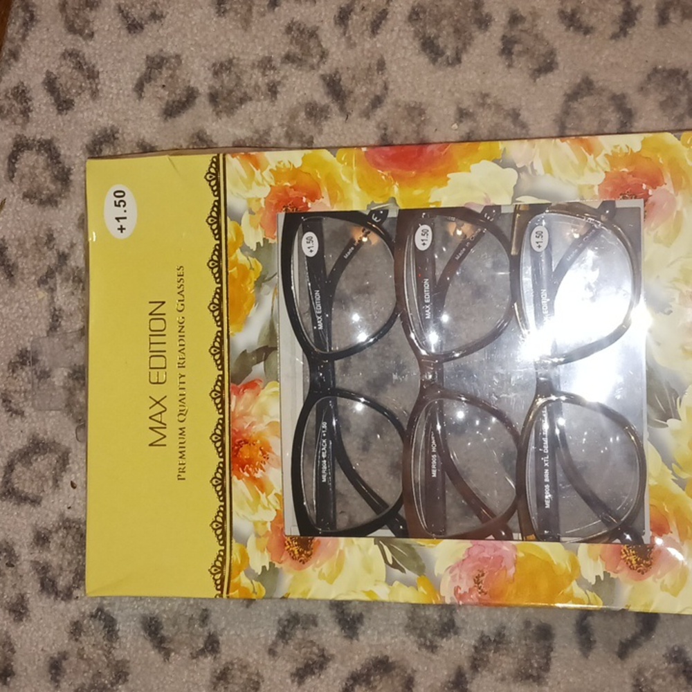 MAX EDITION PREMIUM QUALITY READING GLASSES +1.50